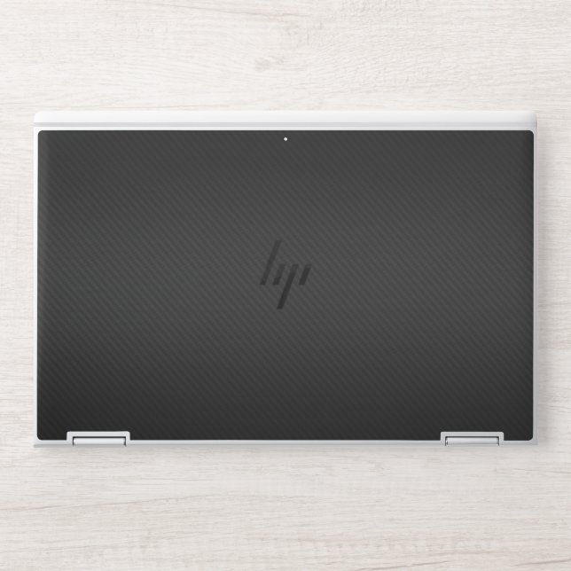 Black leather  HP EliteBook X360 1040 G5/G6 Laptop Skin (Front)