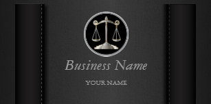Lawyer Business Card Holders Zazzle Black Leather Lawyer Personalize Desk Business Card Holder