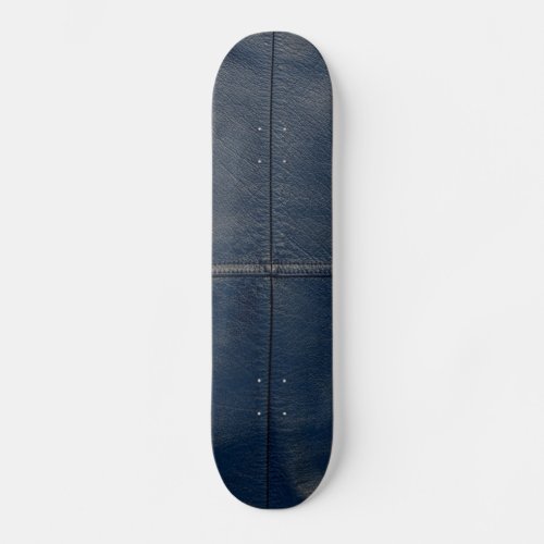 Black Leather Look Cross Seam Vegan Friendly Skateboard