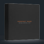 Black Leather Look Customized Avery Binder<br><div class="desc">Image of a black leather look pattern,  Avery binder customizable template. Simple clean and elegant design with fully customizable text. Available on many products. This is a graphic of leather and not real or fake leather. One-inch binder.</div>