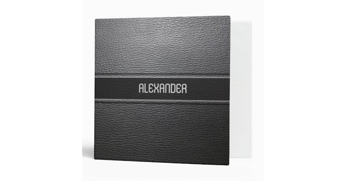 leather 3 ring binder pattern