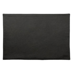 Black Leather Look Placemat