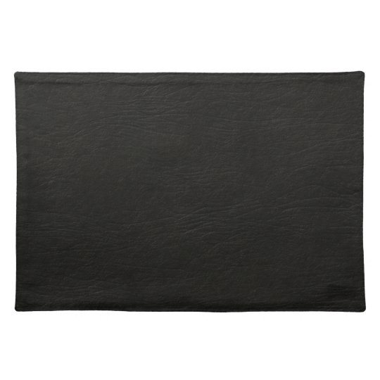 Black Leather Look Placemat