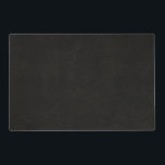 Black Leather Look Placemat<br><div class="desc">Flat print of black leatherwith wrinkles.</div>
