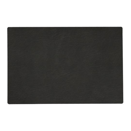Black Leather Look Placemat | Zazzle.com