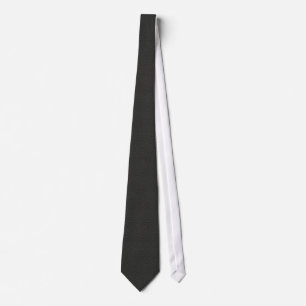 Black leather look Tie