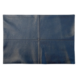 Black Leather Look with Seam Placemat