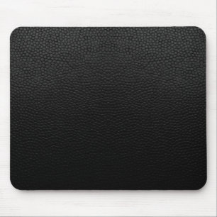 Black Leather Mouse Pad
