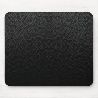 Black Leather Mouse Pad