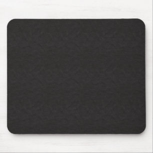 Black Leather Mouse Pad