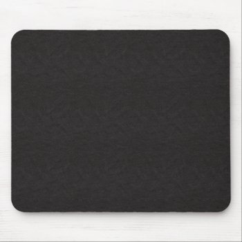 Black Leather Mouse Pad by pjwuebker at Zazzle