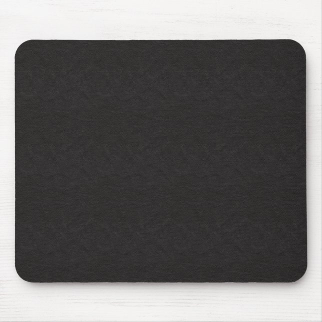 Black Leather Mouse Pad (Front)