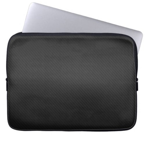 Black leather  Neoprene Laptop Sleeve 13 inch