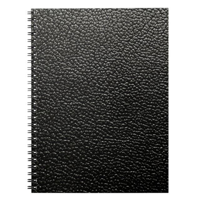 Black leather notebook (Front)