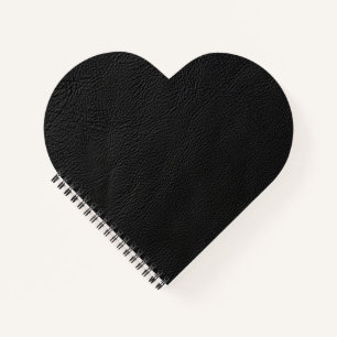 Black leather  notebook
