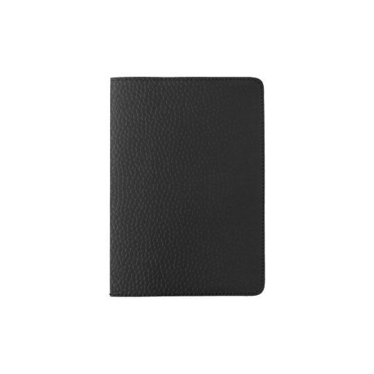 Black Leather Passport Holder
