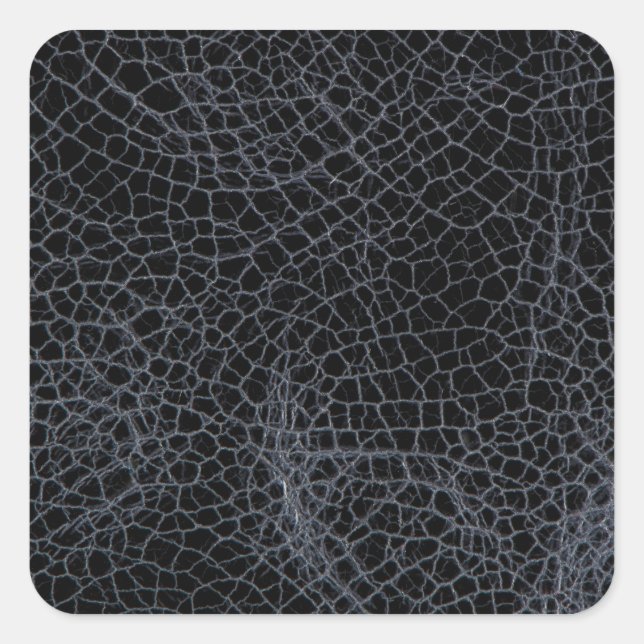 Black leather square sticker (Front)