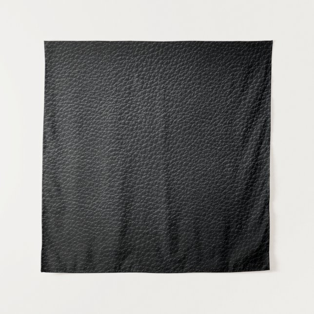Black leather texture and backgroundleather,textur tapestry (Front)