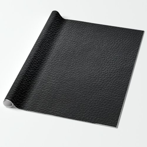 Black leather texture and backgroundleathertextur wrapping paper