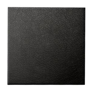 Black Leather Texture Background Tile