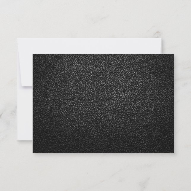 Black Leather Texture For Background (Front)