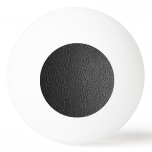Black Leather Texture Ping Pong Ball