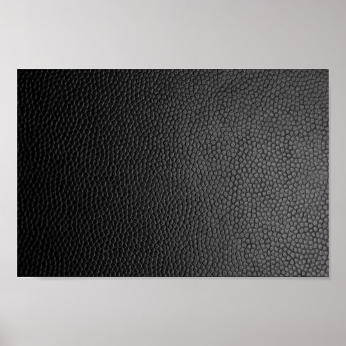 Black Leather Texture Poster