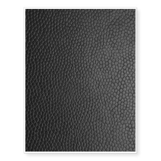 Black Leather Texture Temporary Tattoos