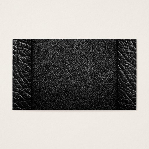 Customizable Black Leather Textures For Background Business Card Template