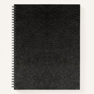 Black Leather's Digital Print Notebook