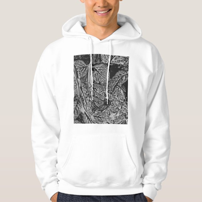 Black leaves hoodie (Front)