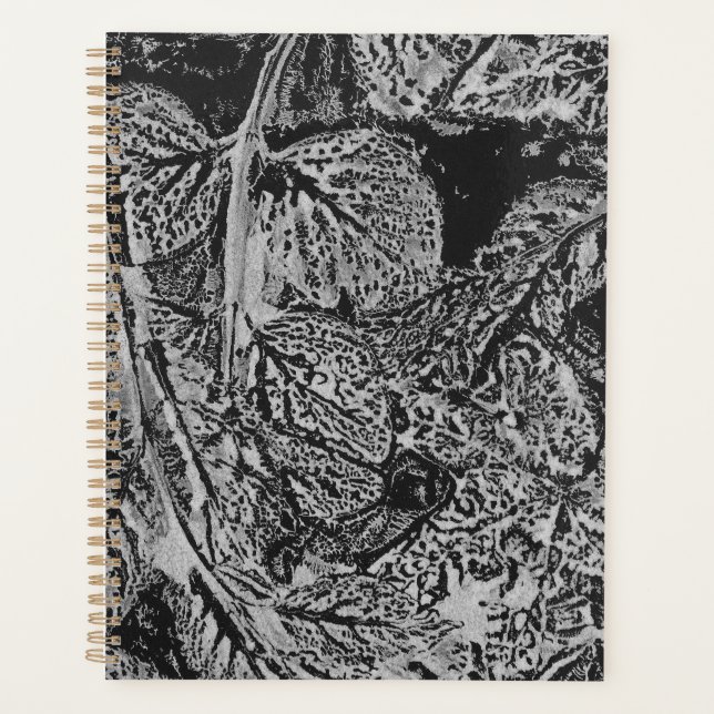 Black leaves planner (Front)