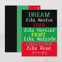 Black legacy BLM black history month Postcard