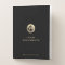 Black Legal Documents Folder with Gold Logo