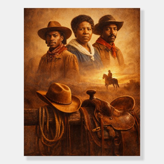 Black Legends of the West Foam Board (Front)