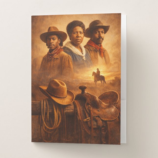 Black Legends of the West Pocket Folder (Front)