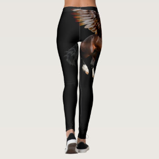 Black Leggings with Bay Pegasus