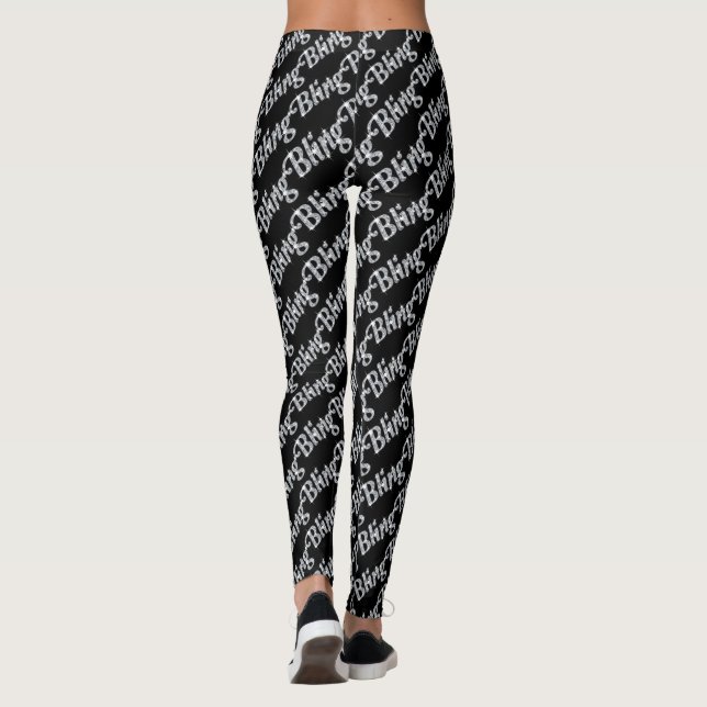 Women's Black Orlando Magic Bling Leggings