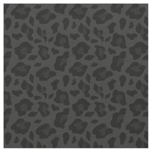 black leopard pattern animal print  fabric