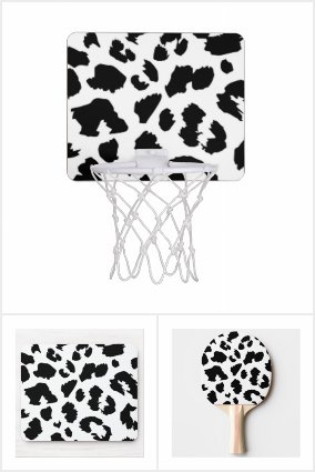 BLACK LEOPARD PRINT