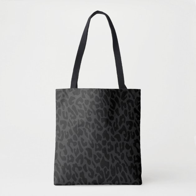 black leopard print bag