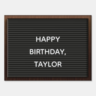 Black Letterboard Marquee Sign Custom Message Sign