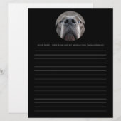 Black Letterhead (Front/Back)