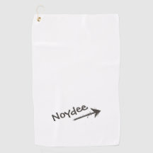 Black Lettering and Arrow on your