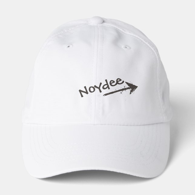 Black Lettering and Arrow on your Performance Cap (Front)