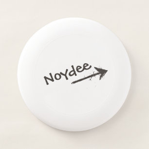 Black Lettering and Arrow on your Wham-O Frisbee
