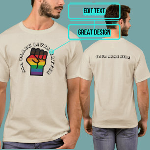 Black LGBT Pride All Lives Matter T-Shirt