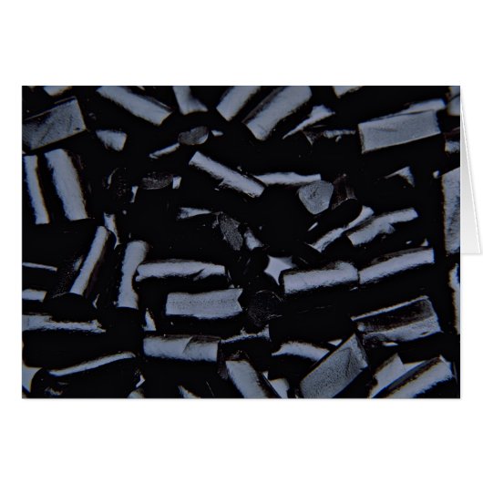 Black licorice cards (Front Horizontal)