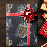 Dark Chocolate pattern Wrapping Paper