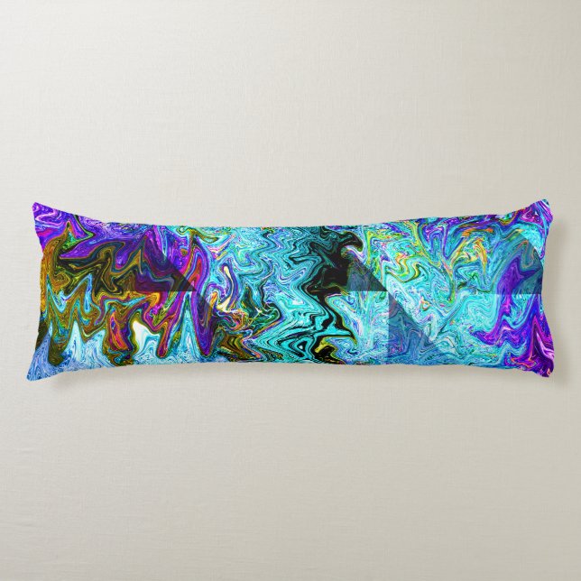 Black Light Nights...... Body Pillow (Front)